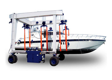 Kompakt Yapı ile 320T Elektrikli Mobil Liman Vinç Tekne / Yat Kaldırma Kullanımı
